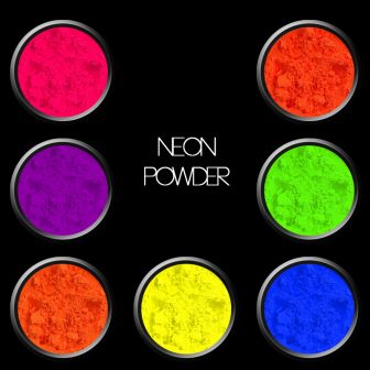 Kit di 7 pigmenti neon